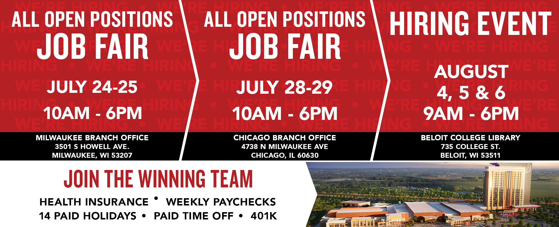 Beloit Hiring Event
