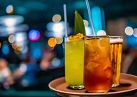 image of drinks in casino
